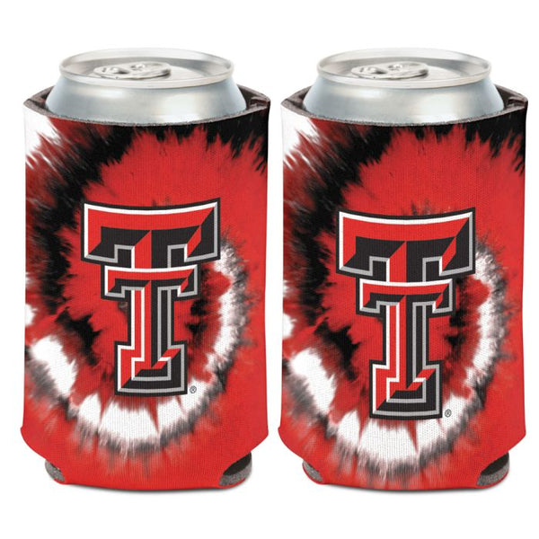 Wholesale-Texas Tech Red Raiders TYE DYE Can Cooler 12 oz.