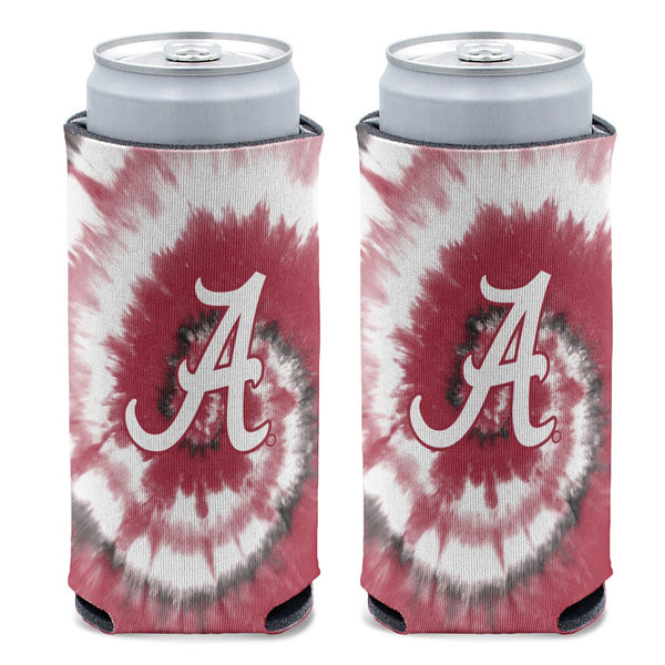 Alabama Crimson Tide TIE DYE 12 oz Slim Can Cooler
