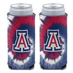 Arizona Wildcats TIE DYE 12 oz Slim Can Cooler