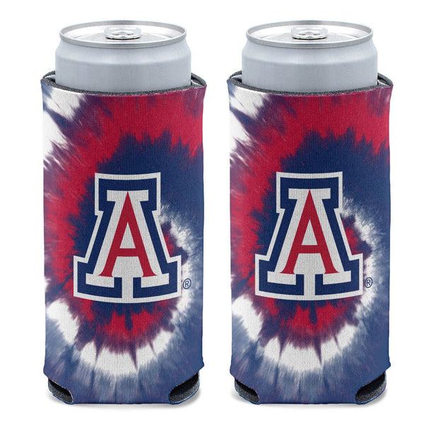 Arizona Wildcats TIE DYE 12 oz Slim Can Cooler