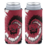 Arkansas Razorbacks TIE DYE 12 oz Slim Can Cooler