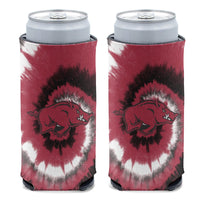 Arkansas Razorbacks TIE DYE 12 oz Slim Can Cooler