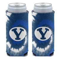 Brigham Young Cougars TIE DYE 12 oz Slim Can Cooler
