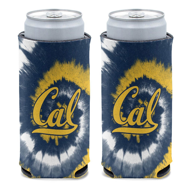 California Golden Bears TIE DYE 12 oz Slim Can Cooler