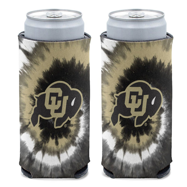 Colorado Buffaloes TIE DYE 12 oz Slim Can Cooler