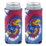 Kansas Jayhawks TIE DYE 12 oz Slim Can Cooler