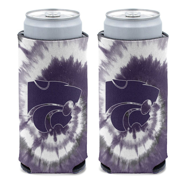 Kansas State Wildcats TIE DYE 12 oz Slim Can Cooler