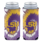 LSU Tigers TIE DYE 12 oz Slim Can Cooler