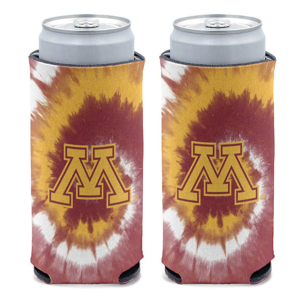 Minnesota Golden Gophers TIE DYE 12 oz Slim Can Cooler