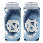 North Carolina Tar Heels TIE DYE 12 oz Slim Can Cooler