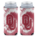 Oklahoma Sooners TIE DYE 12 oz Slim Can Cooler
