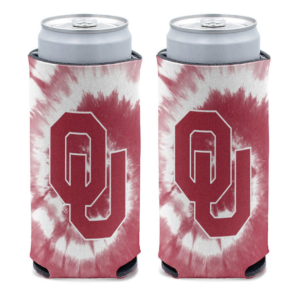 Oklahoma Sooners TIE DYE 12 oz Slim Can Cooler