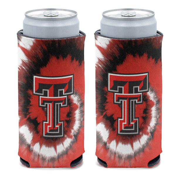 Texas Tech Red Raiders TIE DYE 12 oz Slim Can Cooler