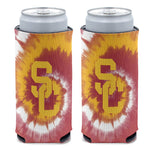 USC Trojans TIE DYE 12 oz Slim Can Cooler