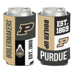 Wholesale-Purdue Boilermakers COLOR BLOCK Can Cooler 12 oz.