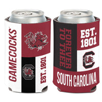 South Carolina Gamecocks COLOR BLOCK Can Cooler 12 oz.
