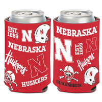 Wholesale-Nebraska Cornhuskers SCATTERPRINT Can Cooler 12 oz.