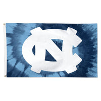 North Carolina Tar Heels TIE DYE Flag - Deluxe 3' X 5'