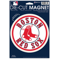 Boston Red Sox Die Cut Logo Magnet 6.25" x 9"