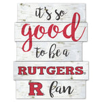 Wholesale-Rutgers Scarlet Knights Wood Sign 11"X14"