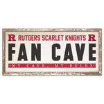 Wholesale-Rutgers Scarlet Knights Wood Sign 8" x 17"