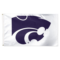 Kansas State Wildcats ALT COLOR 2 WHITE Flag - Deluxe 3' X 5'