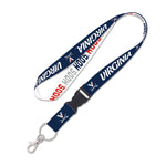 Virginia Cavaliers Red, White & Hoo Lanyard w/detachable buckle 1"