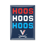 Wholesale-Virginia Cavaliers Red, White &amp; Hoo Metal Magnet 2.5" x 3.5"