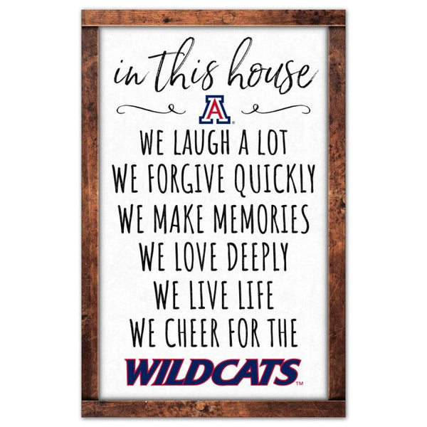 Wholesale-Arizona Wildcats Wood Sign 11" x 17" 1/4" thick