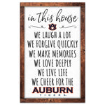 Wholesale-Auburn Tigers Wood Sign 11" x 17" 1/4" thick