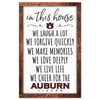 Wholesale-Auburn Tigers Wood Sign 11" x 17" 1/4" thick