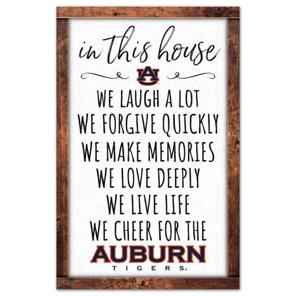 Wholesale-Auburn Tigers Wood Sign 11" x 17" 1/4" thick