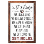 Wholesale-Florida State Seminoles Wood Sign 11" x 17" 1/4" thick