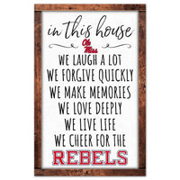 Wholesale-Ole Miss Rebels Wood Sign 11" x 17" 1/4" thick