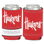 Wholesale-Nebraska Cornhuskers Bling Can Cooler 12 oz.