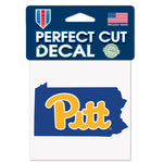 Wholesale-Pittsburgh Panthers STATE SHAPE Perfect Cut Color Decal 4" x 4"