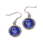 Colorado Rockies Earrings Jewelry Carded Round