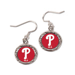 Philadelphia Phillies Earrings Jewelry Carded Round