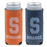 Wholesale-Syracuse Orange HEATHERED 12 oz Slim Can Cooler