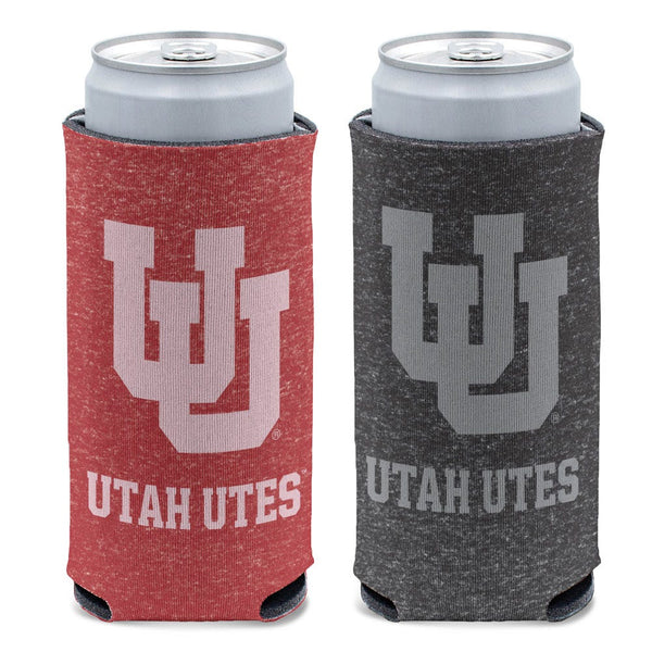 Utah Utes 12 oz Slim Can Cooler