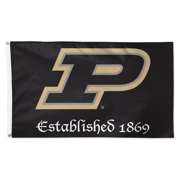 Wholesale-Purdue Boilermakers ESTABLISHED Flag - Deluxe 3' X 5'