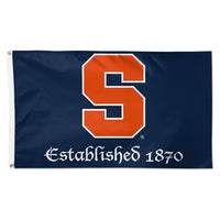 Wholesale-Syracuse Orange ESTABLISHED Flag - Deluxe 3' X 5'