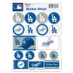 Los Angeles Dodgers Vinyl Sticker Sheet 5" x 7"