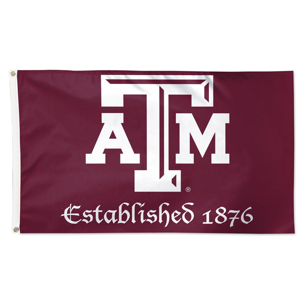 Texas A&M Aggies ESTABLISHED Flag - Deluxe 3' X 5'