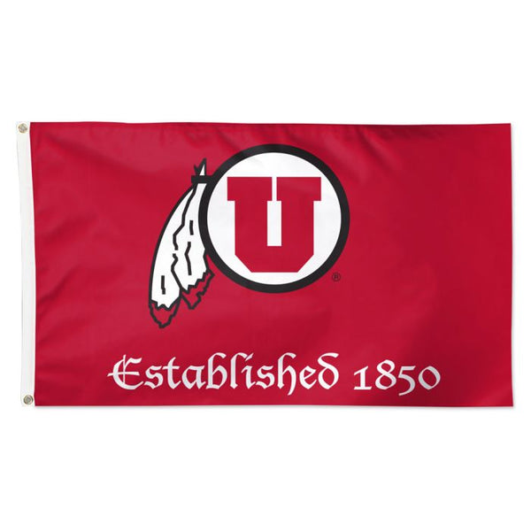 Wholesale-Utah Utes ESTABLISHED Flag - Deluxe 3' X 5'