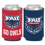 Wholesale-Florida Atlantic Owls SLOGAN Can Cooler 12 oz.