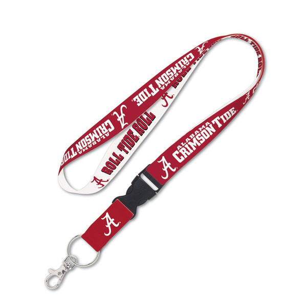 Alabama Crimson Tide Lanyard w/detachable buckle 1"