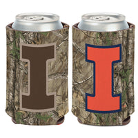 Illinois Fighting Illini / Camo NCAA Can Cooler 12 oz.