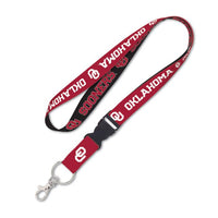 Wholesale-Oklahoma Sooners Lanyard w/detachable buckle 1"