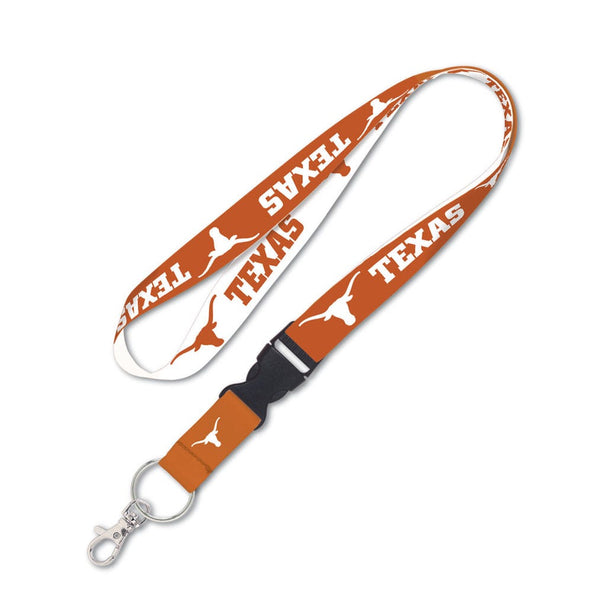 Texas Longhorns Lanyard w/detachable buckle 1"